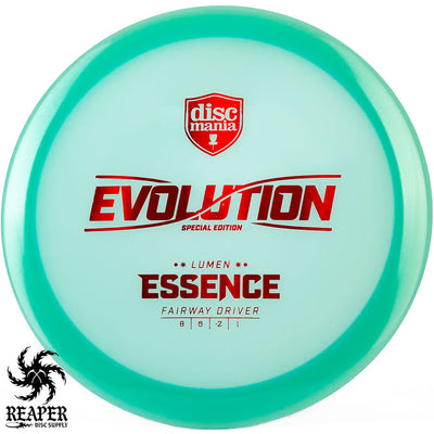 Discmania Color Lumen Glow Essence 174g Aqua w/Red Stamp