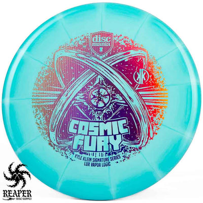 Discmania Cosmic Fury Lux Vapor Logic (Kyle Klein) 175g Aqua w/Holo Scales Stamp
