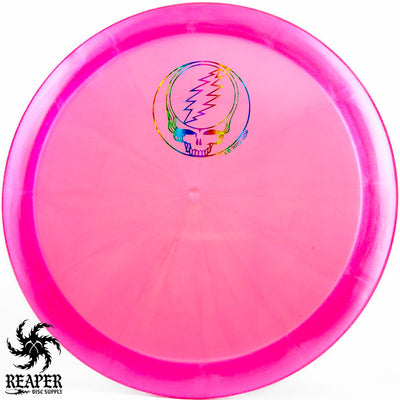 Discmania Grateful Dead Chroma Essence 174g Pink w/Rainbow Shatter Stamp