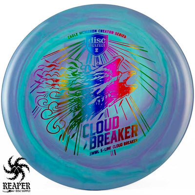 Discmania S-Line Cloudbreaker Eagle McMahon 175g Green/Purple w/Rainbow Stamp