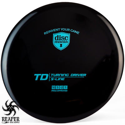 Discmania S-Line TD Turning Driver 174g Black w/Red Stamp