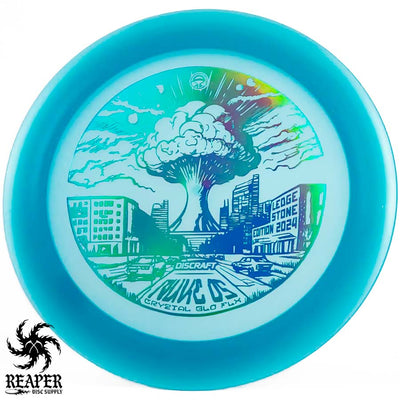 Discraft CryZtal Glo FLX Nuke OS (Ledgestone) 173g-174g Blue-ish w/Blue Holo Stamp