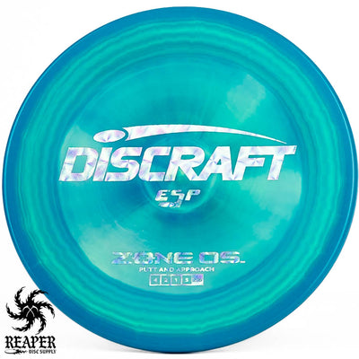 Discraft ESP Zone OS 173g-174g Aqua w/Holo Spirals Stamp