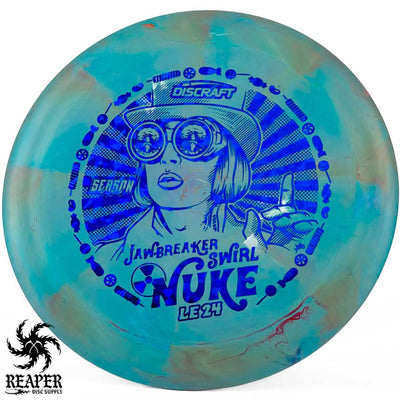 Discraft Jawbreaker Swirl Nuke (Ledgestone) 173g-174g Blue-ish w/Blue Stamp