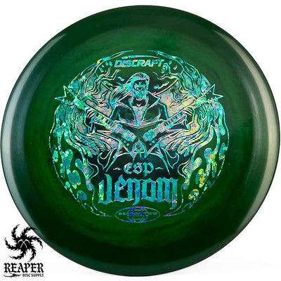 Discraft Lightweight ESP Venom (Ledgestone) 160g-163g Green-ish w/Clovers Stamp