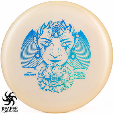 Discraft UV Blend Z Focus (Ledgestone) 173g-174g Ivory w/Blue Holo Stamp