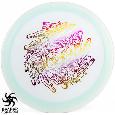 Discraft UV Z Raptor (Ledgestone) 173g-174g Light Mint-ish w/Rainbow Sunset Stamp