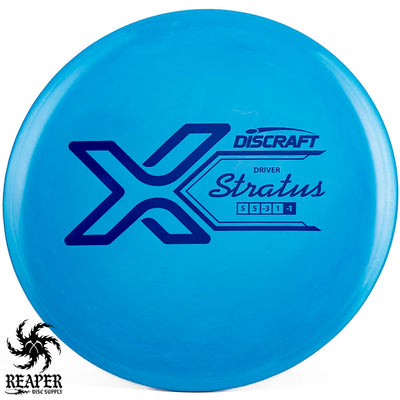 Discraft X Stratus 133g Blue w/Blue Stamp