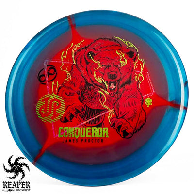 Infinite Discs Halo S-Blend Conqueror (James Proctor) 173g-175g Blue-ish w/3-Foil Stamp