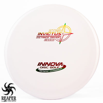 Innova Star Invictus 173g-175g White w/Rasta Stamp