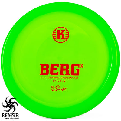 Kastaplast K1 Soft Berg X 175g Poison Green w/Red Stamp