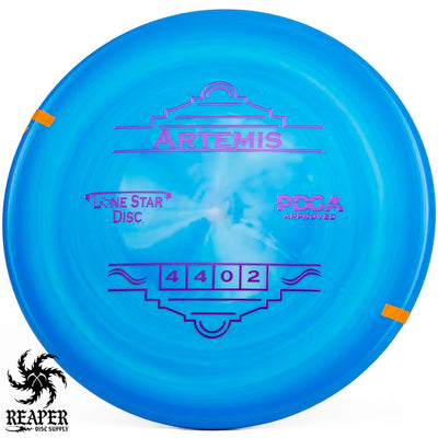 Lone Star Discs Alpha Artemis 174g Blue w/Purple Stamp