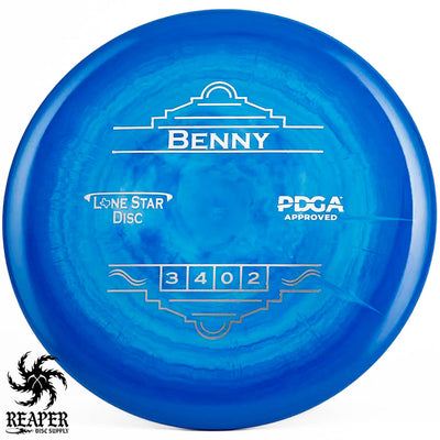 Lone Star Discs Alpha Benny 172g Blue w/Silver Stamp