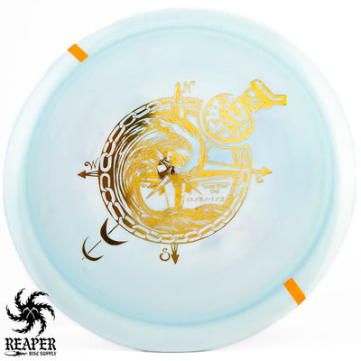 Lone Star Discs Bravo Curl 171g Light Blue w/Gold Stamp