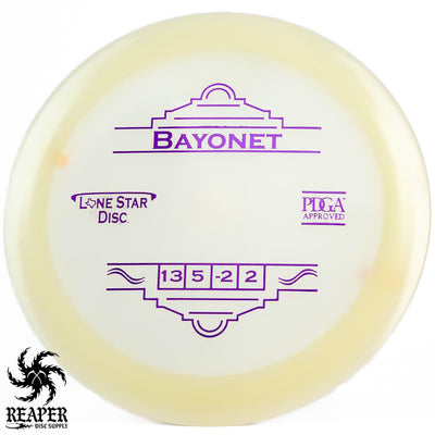 Lone Star Discs Glow Bayonet 172g Glow w/Purple Stamp