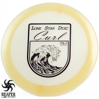 Lone Star Discs Glow Curl 176g Glow w/Black Stamp