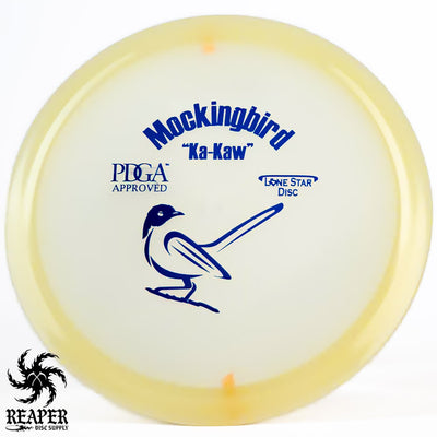 Lone Star Discs Glow Mockingbird 171g Glow w/Blue Stamp