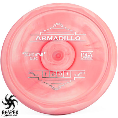 Lone Star Discs V1 Armadillo 171g Pink-ish w/Silver Stamp
