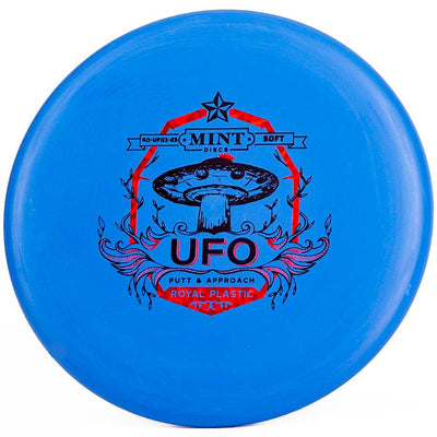 Mint Discs Royal UFO (Soft, Medium, Hard) 175g Soft Blue-ish w/2-Foil Stamp 