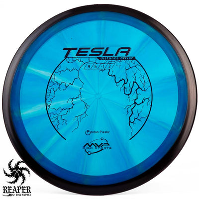 MVP Proton Tesla 166g Blue-ish w/Black Stamp