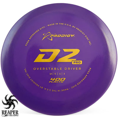 Prodigy 400 D2 Pro 174g Purple w/Gold Stamp