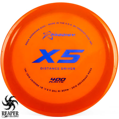 Prodigy 400 X5 167g Orange w/Blue Stamp