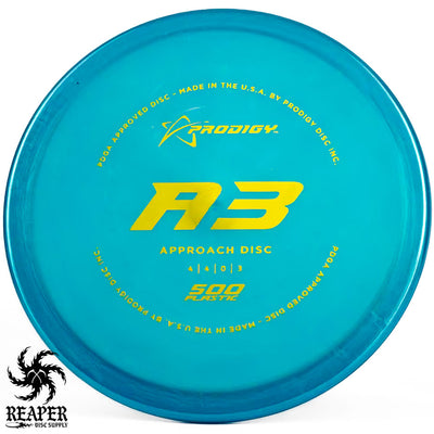 Prodigy 500 A3 174g Aqua w/Green Stamp