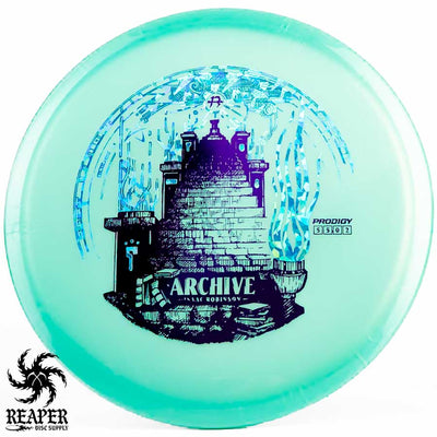 Prodigy 500 Archive (Isaac Robinson) 178g Aqua w/Two-foil Stamp