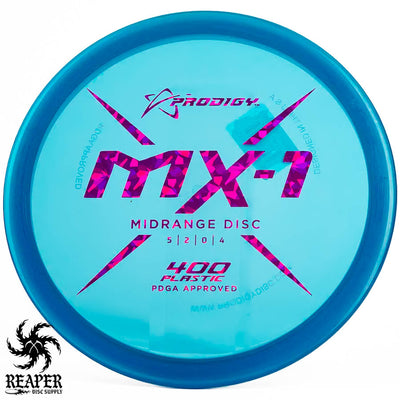 Prodigy MX-1 400 173g Blue w/Purple Stamp