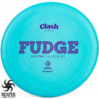 Clash Discs Hardy Fudge 174g Aqua w/Purple Stamp