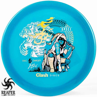 Clash Discs Steady Spice (Eric Oakley) 177g Blue/Aqua w/Holographic Stamp