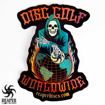 Worldwide Disc Golf Sticker