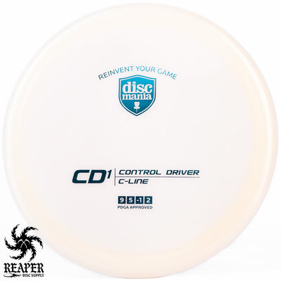 Discmania C-Line CD1 174g White w/Teal Stamp