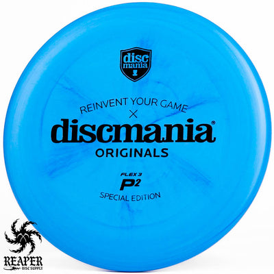 Discmania D-Line P2 Flex 3 176g Blue w/Black Stamp