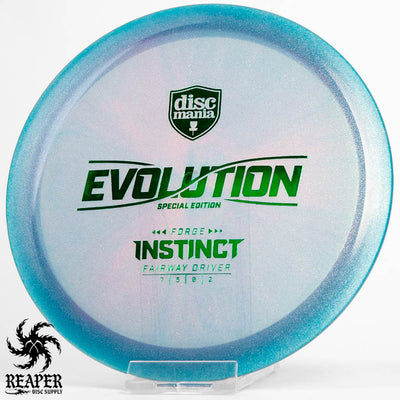 Discmania Forge Instinct (Special Edition) 173g Blue w/Green Stamp