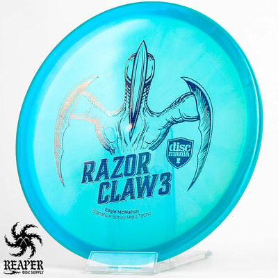 Discmania Razor Claw 3 Vapor Tactic (Eagle McMahon Signature) 173g Aqua w/Holo Pattern Stamp