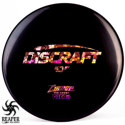 Discraft ESP Comet 177g+ Black w/Pink Flowers Stamp