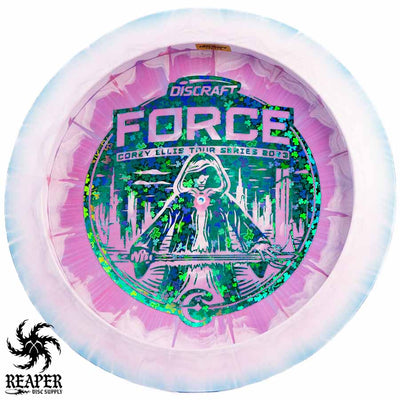 Discraft ESP Force (Corey Ellis Tour Series 2023) 173g-174g Purple-ish w/Holo Clovers Stamp