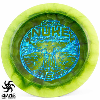 Discraft ESP Nuke (Ezra Aderhold Tour Series 2023) 173g-174g Green-ish w/Blue Shatter Stamp