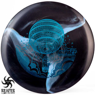 Discraft ESP Swirl Impact 177g+ Slate w/Teal Stamp