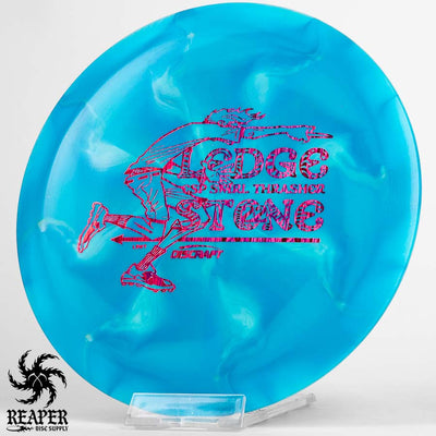 Discraft ESP Swirl Thrasher (Ledgestone 2022) 173g-174g Blue w/Pink Stamp