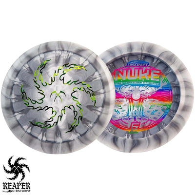 Discraft Ezra Aderhold ESP Nuke (Reaper Edition) 173g-174g Grey-ish w/Rainbow Bottom Stamp