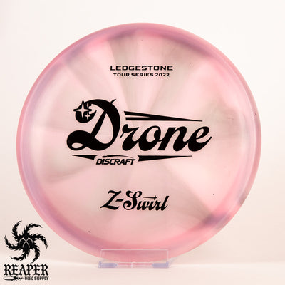 Discraft Tour Series Z-Swirl Drone (Ledgestone 2022) 177g+ Pink-ish/Purple w/Black Stamp
