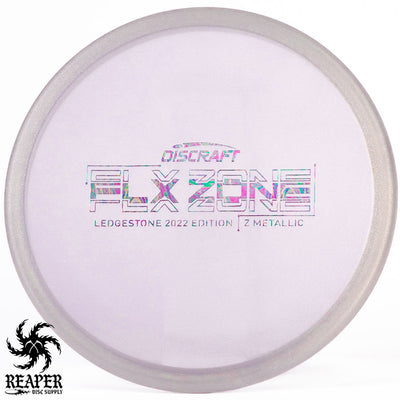 Discraft Metallic Z FLX Zone (Ledgestone 2022) 173g-174g Silver w/Oil Slick Stamp