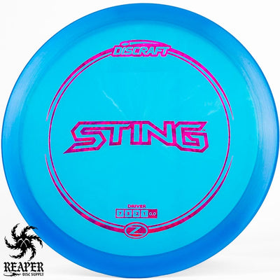 Discraft Z Sting 175g-176g Blue w/Purple Shatter Stamp