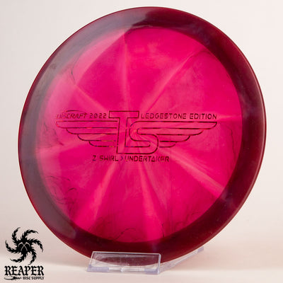 Discraft Z Swirl Undertaker (Ledgestone 2022) 173g-174g Cranberry w/Purple Stamp