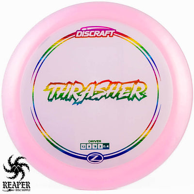 Discraft Z Thrasher 170g-172g Pink w/Rainbow Lines Stamp