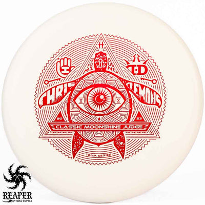 Dynamic Discs Classic Moonshine Judge (Chris Clemons) 176g White w/Magenta Stamp