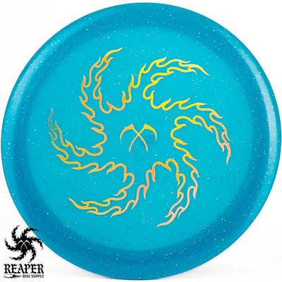 Infinite Discs C-Blend Metal Flake Maya (Reaper Edition) 169g Aqua w/Holographic Stamp