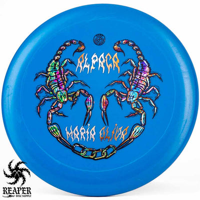 Infinite Discs N Blend Alpaca (Maria Oliva Tour Series) 175g Blue w/Party Time Stamp